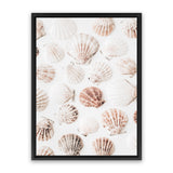 Shop Seashells I Photo Canvas Art Print-Boho, Coastal, Neutrals, Photography, Photography Canvas Prints, Portrait, Tropical, View All-framed wall decor artwork
