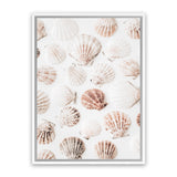 Shop Seashells I Photo Canvas Art Print-Boho, Coastal, Neutrals, Photography, Photography Canvas Prints, Portrait, Tropical, View All-framed wall decor artwork