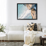 Shop Low Tide Photo Art Print-Blue, Brown, Coastal, Green, Photography, View All-framed poster wall decor artwork