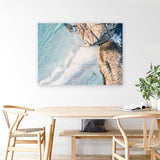 Shop Low Tide Photo Canvas Art Print-Blue, Brown, Coastal, Green, Photography, Photography Canvas Prints, View All-framed wall decor artwork