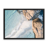 Shop Low Tide Photo Canvas Art Print-Blue, Brown, Coastal, Green, Photography, Photography Canvas Prints, View All-framed wall decor artwork