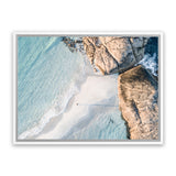 Shop Low Tide Photo Canvas Art Print-Blue, Brown, Coastal, Green, Photography, Photography Canvas Prints, View All-framed wall decor artwork