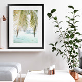 Shop Palm Shade Photo Art Print-Boho, Coastal, Green, Photography, Portrait, Tropical, View All-framed poster wall decor artwork