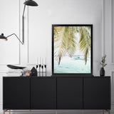 Shop Palm Shade Photo Art Print-Boho, Coastal, Green, Photography, Portrait, Tropical, View All-framed poster wall decor artwork