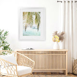 Shop Palm Shade Photo Art Print-Boho, Coastal, Green, Photography, Portrait, Tropical, View All-framed poster wall decor artwork
