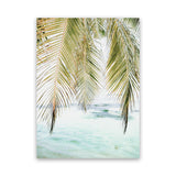 Shop Palm Shade Photo Canvas Art Print-Boho, Coastal, Green, Photography, Photography Canvas Prints, Portrait, Tropical, View All-framed wall decor artwork