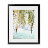 Shop Palm Shade Photo Art Print-Boho, Coastal, Green, Photography, Portrait, Tropical, View All-framed poster wall decor artwork