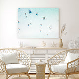 Shop Ocean Play Photo Canvas Art Print-Amalfi Coast Italy, Blue, Coastal, Green, People, Photography, Photography Canvas Prints, Tropical, View All-framed wall decor artwork