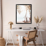 Shop Island Surfboards II Photo Art Print-Boho, Brown, Coastal, Neutrals, Photography, Portrait, Tropical, View All-framed poster wall decor artwork
