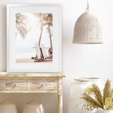 Shop Island Surfboards II Photo Art Print-Boho, Brown, Coastal, Neutrals, Photography, Portrait, Tropical, View All-framed poster wall decor artwork