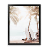 Shop Island Surfboards II Photo Art Print-Boho, Brown, Coastal, Neutrals, Photography, Portrait, Tropical, View All-framed poster wall decor artwork