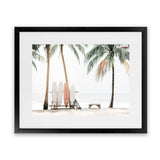 Shop Aloha Surf Photo Art Print-Boho, Coastal, Green, Landscape, Photography, Tropical, View All-framed poster wall decor artwork