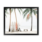 Shop Aloha Surf Photo Art Print-Boho, Coastal, Green, Landscape, Photography, Tropical, View All-framed poster wall decor artwork