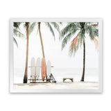 Shop Aloha Surf Photo Art Print-Boho, Coastal, Green, Landscape, Photography, Tropical, View All-framed poster wall decor artwork
