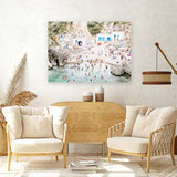 Shop Acquaviva Beach Photo Canvas Art Print-Amalfi Coast Italy, Coastal, Green, Landscape, Neutrals, Photography, Photography Canvas Prints, View All-framed wall decor artwork