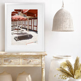 Shop Bagno Marino Archi IV Photo Art Print-Amalfi Coast Italy, Brown, Coastal, Photography, Portrait, Red, View All-framed poster wall decor artwork