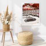 Shop Bagno Marino Archi IV Photo Art Print-Amalfi Coast Italy, Brown, Coastal, Photography, Portrait, Red, View All-framed poster wall decor artwork