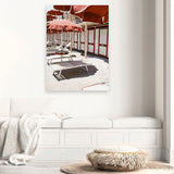 Shop Bagno Marino Archi IV Photo Canvas Art Print-Amalfi Coast Italy, Brown, Coastal, Photography, Photography Canvas Prints, Portrait, Red, View All-framed wall decor artwork