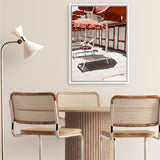 Shop Bagno Marino Archi IV Photo Canvas Art Print-Amalfi Coast Italy, Brown, Coastal, Photography, Photography Canvas Prints, Portrait, Red, View All-framed wall decor artwork