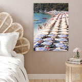 Shop Elba Beach I Photo Canvas Art Print-Blue, Coastal, Photography, Photography Canvas Prints, Portrait, Rectangle, View All-framed wall decor artwork