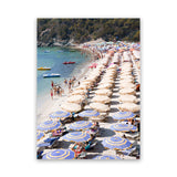 Shop Elba Beach I Photo Canvas Art Print-Blue, Coastal, Photography, Photography Canvas Prints, Portrait, Rectangle, View All-framed wall decor artwork