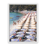Shop Elba Beach I Photo Canvas Art Print-Blue, Coastal, Photography, Photography Canvas Prints, Portrait, Rectangle, View All-framed wall decor artwork