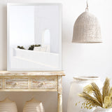 Shop Santorini Balcony Photo Art Print-Boho, Coastal, Greece, Hamptons, Photography, Portrait, View All, White-framed poster wall decor artwork