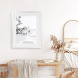 Shop Santorini Olive Branch Photo Art Print-Boho, Botanicals, Coastal, Greece, Green, Hamptons, Photography, Portrait, Tropical, View All, White-framed poster wall decor artwork