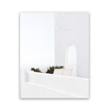 Shop Santorini Balcony Photo Art Print-Boho, Coastal, Greece, Hamptons, Photography, Portrait, View All, White-framed poster wall decor artwork