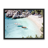 Shop Island Bay Photo Canvas Art Print-Amalfi Coast Italy, Blue, Coastal, Landscape, Photography, Photography Canvas Prints, View All-framed wall decor artwork