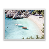 Shop Island Bay Photo Canvas Art Print-Amalfi Coast Italy, Blue, Coastal, Landscape, Photography, Photography Canvas Prints, View All-framed wall decor artwork