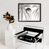 Shop Pastel Palm Shadows II Photo Art Print-Boho, Coastal, Greece, Landscape, Moroccan Days, Neutrals, Photography, Tropical, View All, White-framed poster wall decor artwork