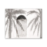 Shop Pastel Palm Shadows II Photo Art Print-Boho, Coastal, Greece, Landscape, Moroccan Days, Neutrals, Photography, Tropical, View All, White-framed poster wall decor artwork