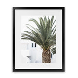 Shop Palm Courtyard Photo Art Print-Boho, Coastal, Greece, Green, Moroccan Days, Photography, Portrait, Tropical, View All-framed poster wall decor artwork