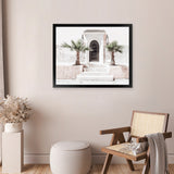 Shop Moroccan Entrance Photo Art Print-Boho, Landscape, Moroccan Days, Neutrals, Photography, Pink, Tropical, View All-framed poster wall decor artwork