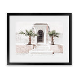 Shop Moroccan Entrance Photo Art Print-Boho, Landscape, Moroccan Days, Neutrals, Photography, Pink, Tropical, View All-framed poster wall decor artwork