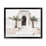 Shop Moroccan Entrance Photo Art Print-Boho, Landscape, Moroccan Days, Neutrals, Photography, Pink, Tropical, View All-framed poster wall decor artwork