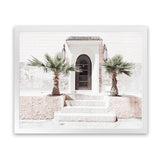 Shop Moroccan Entrance Photo Art Print-Boho, Landscape, Moroccan Days, Neutrals, Photography, Pink, Tropical, View All-framed poster wall decor artwork