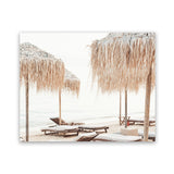 Shop Palm Parasols Photo Art Print-Amalfi Coast Italy, Brown, Coastal, Greece, Landscape, Photography, Tropical, View All-framed poster wall decor artwork