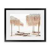 Shop Palm Parasols Photo Art Print-Amalfi Coast Italy, Brown, Coastal, Greece, Landscape, Photography, Tropical, View All-framed poster wall decor artwork