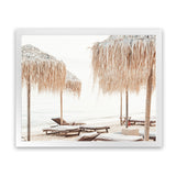 Shop Palm Parasols Photo Art Print-Amalfi Coast Italy, Brown, Coastal, Greece, Landscape, Photography, Tropical, View All-framed poster wall decor artwork