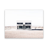 Shop Marfa Desert I Photo Canvas Art Print-Hamptons, Horizontal, Landscape, Neutrals, Photography, Photography Canvas Prints, Rectangle, View All, White-framed wall decor artwork