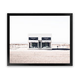 Shop Marfa Desert I Photo Art Print-Hamptons, Horizontal, Landscape, Neutrals, Photography, Rectangle, View All, White-framed poster wall decor artwork