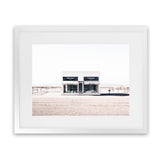Shop Marfa Desert I Photo Art Print-Hamptons, Horizontal, Landscape, Neutrals, Photography, Rectangle, View All, White-framed poster wall decor artwork