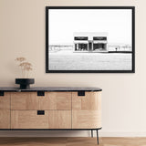 Shop Marfa Desert II Photo Canvas Art Print-Black, Coastal, Greece, Hamptons, Horizontal, Landscape, Photography, Photography Canvas Prints, Rectangle, View All, White-framed wall decor artwork