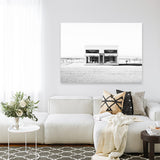 Shop Marfa Desert II Photo Canvas Art Print-Black, Coastal, Greece, Hamptons, Horizontal, Landscape, Photography, Photography Canvas Prints, Rectangle, View All, White-framed wall decor artwork
