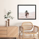 Shop Desert Palms I Photo Art Print-Horizontal, Landscape, Moroccan Days, Neutrals, Photography, Pink, Rectangle, Tropical, View All-framed poster wall decor artwork