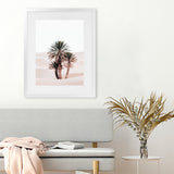 Shop Desert Palms II Photo Art Print-Moroccan Days, Neutrals, Photography, Pink, Portrait, Tropical, View All-framed poster wall decor artwork