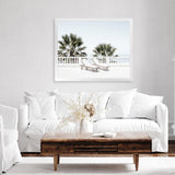 Shop Sun Terrace I Photo Art Print-Amalfi Coast Italy, Coastal, Green, Landscape, Photography, Tropical, View All, White-framed poster wall decor artwork