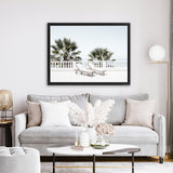 Shop Sun Terrace I Photo Canvas Art Print-Amalfi Coast Italy, Coastal, Green, Landscape, Photography, Photography Canvas Prints, Tropical, View All, White-framed wall decor artwork